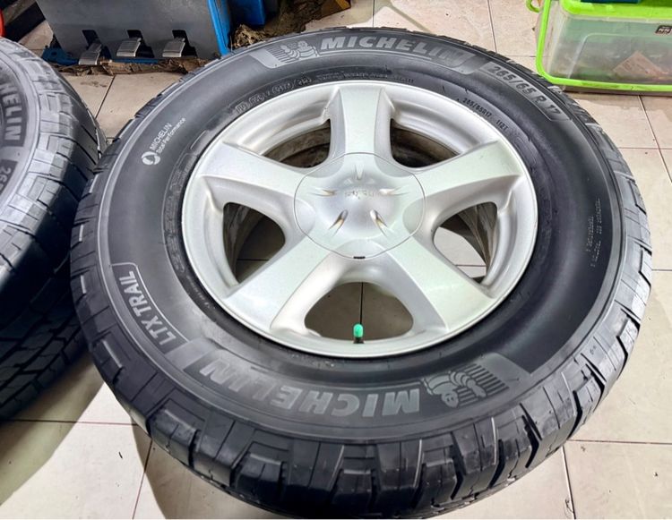 ล้อแม็กISUZUขอบ17 พร้อมยางมิลลีน265 65 17 ปี23 ครบชุด รูปที่ 9