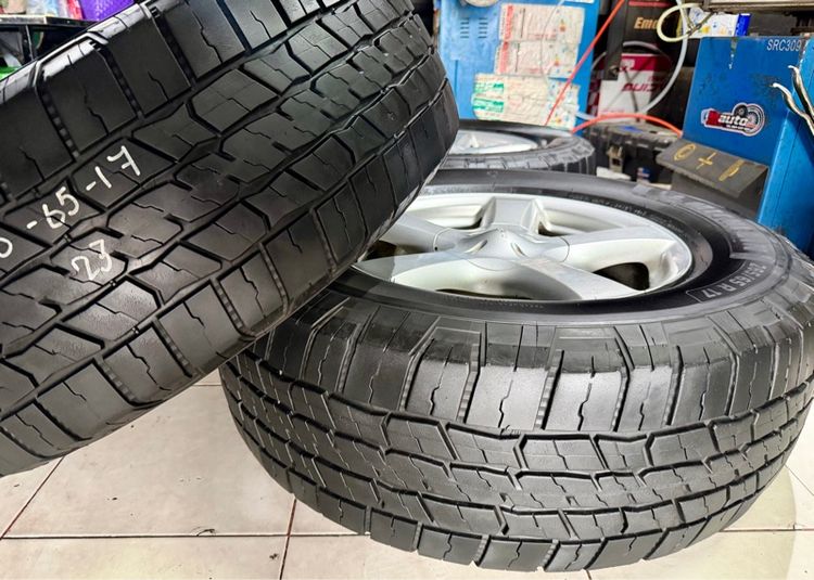 ล้อแม็กISUZUขอบ17 พร้อมยางมิลลีน265 65 17 ปี23 ครบชุด รูปที่ 3