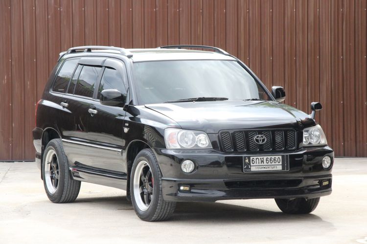 Toyota Kluger 2004 3.0 V6 4WD Utility-car เบนซิน ไม่ติดแก๊ส เกียร์อัตโนมัติ ดำ รูปที่ 3