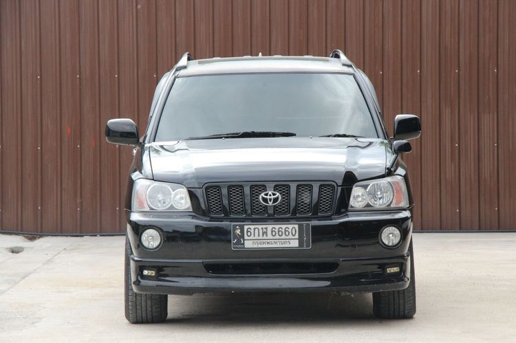 Toyota Kluger 2004 3.0 V6 4WD Utility-car เบนซิน ไม่ติดแก๊ส เกียร์อัตโนมัติ ดำ รูปที่ 2