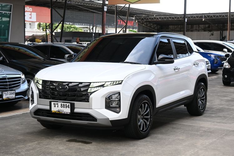 Hyundai Creta 2023 1.5 SE Utility-car เบนซิน ไม่ติดแก๊ส เกียร์อัตโนมัติ ขาว