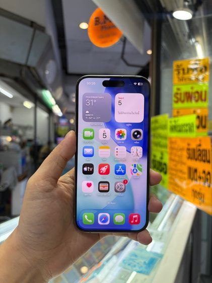 I Phone15Pro 128gb ประกันศูนย์ถึงเดือน8ปี2569 รูปที่ 2