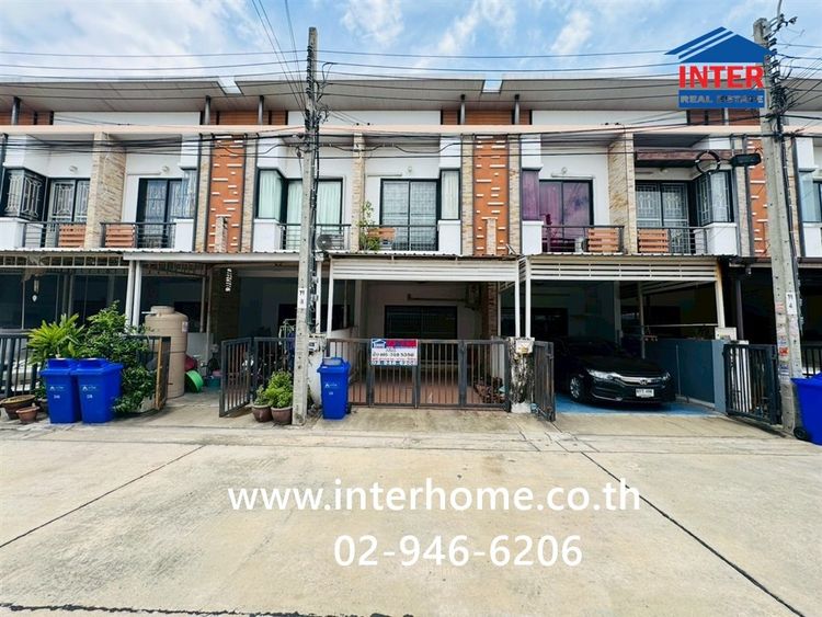 ทาวน์เฮ้าส์ 2 ชั้น 16 ตร.ว. หมู่บ้านดิเอ็นเทอร์คลิก ประเวศ ซอยกาญจนาภิเษก39 (เจโม) ถนนอ่อนนุช ถนนคู่ขนานกาญจนาภิเษก เขตประเวศ กรุงเทพมหานคร