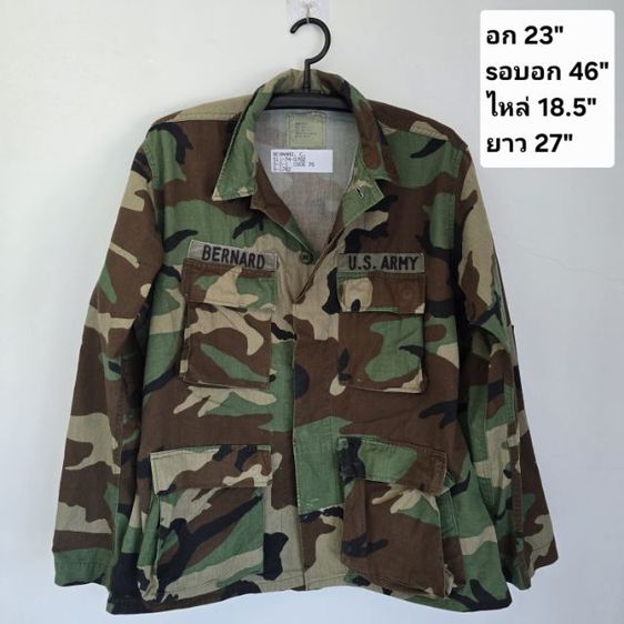เสื้อสนาม U.S. ARMY Woodland Camo แท้ มือสองสภาพดี