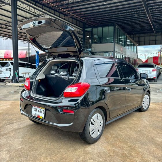 Mitsubishi Attrage 2019 1.2 GLX Sedan เบนซิน ไม่ติดแก๊ส เกียร์ธรรมดา ดำ รูปที่ 3