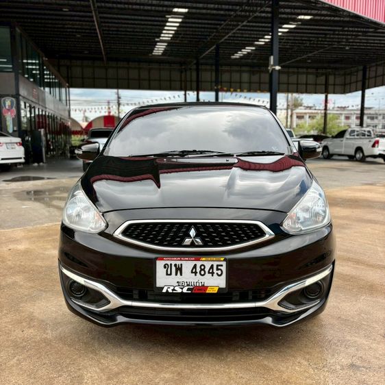 Mitsubishi Attrage 2019 1.2 GLX Sedan เบนซิน ไม่ติดแก๊ส เกียร์ธรรมดา ดำ รูปที่ 4