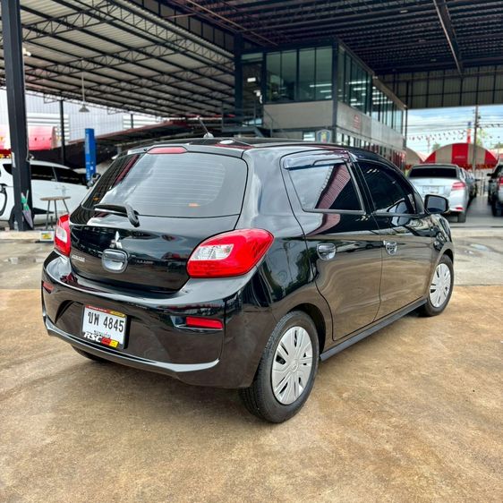 Mitsubishi Attrage 2019 1.2 GLX Sedan เบนซิน ไม่ติดแก๊ส เกียร์ธรรมดา ดำ รูปที่ 2