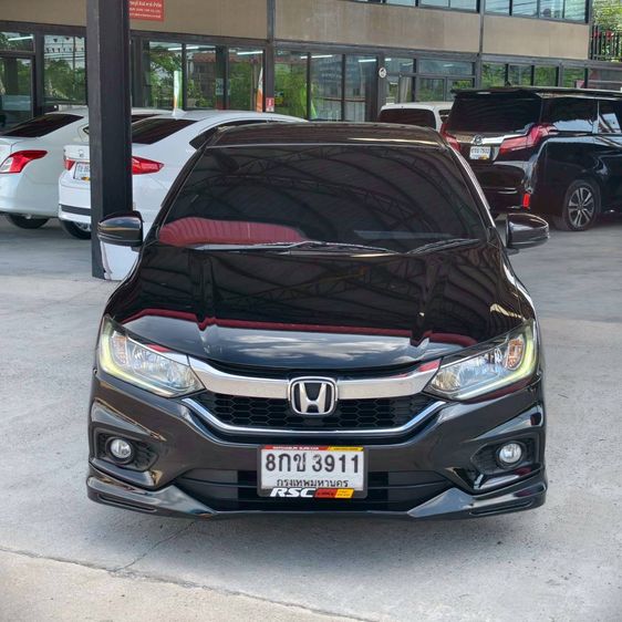 Honda City 2018 1.5 V Plus i-VTEC Sedan เบนซิน ไม่ติดแก๊ส เกียร์อัตโนมัติ ดำ รูปที่ 3
