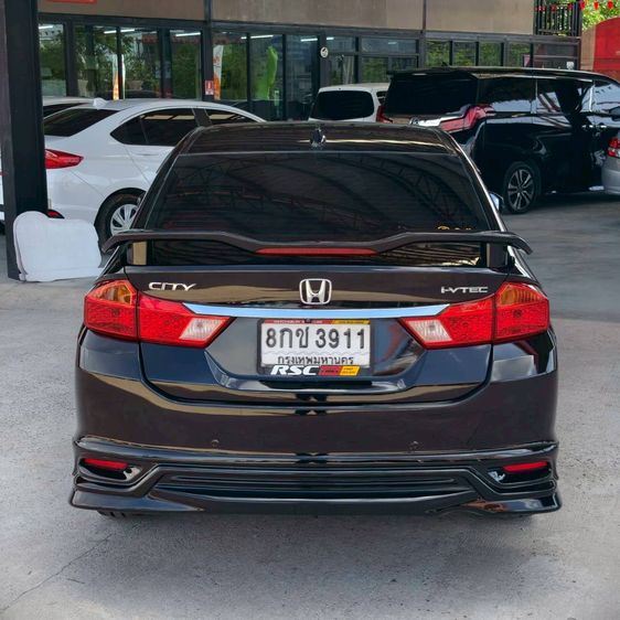 Honda City 2018 1.5 V Plus i-VTEC Sedan เบนซิน ไม่ติดแก๊ส เกียร์อัตโนมัติ ดำ รูปที่ 4