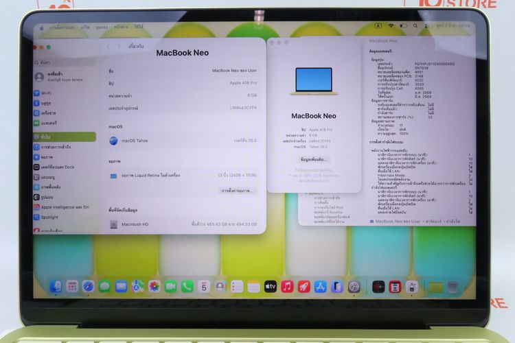 Macbook Neo 13" 8.512GB  รูปที่ 2