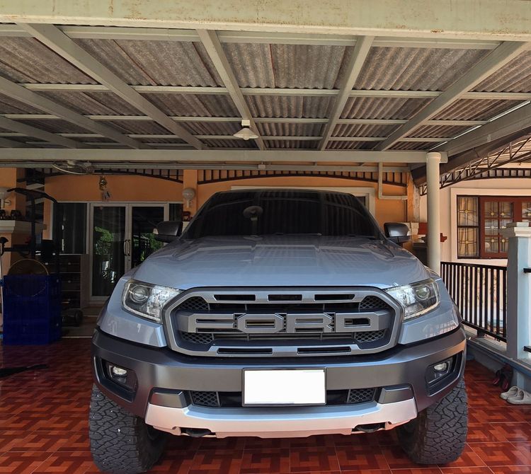 Ford Ranger 2019 2.0 Raptor 4WD Pickup ดีเซล เกียร์อัตโนมัติ เทา รูปที่ 2