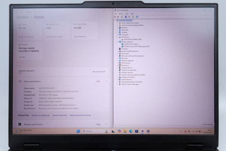 Lenovo Legion 5 Core i7-13650HX RTX5060 RAM16 512GB รูปที่ 2