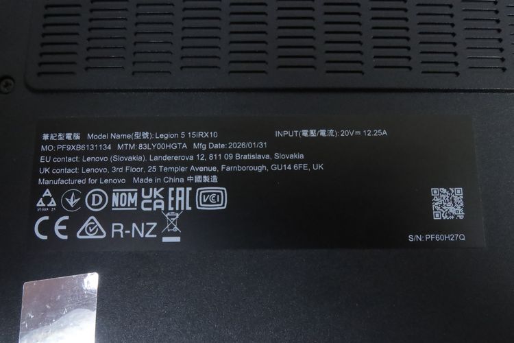 Lenovo Legion 5 Core i7-13650HX RTX5060 RAM16 512GB รูปที่ 9