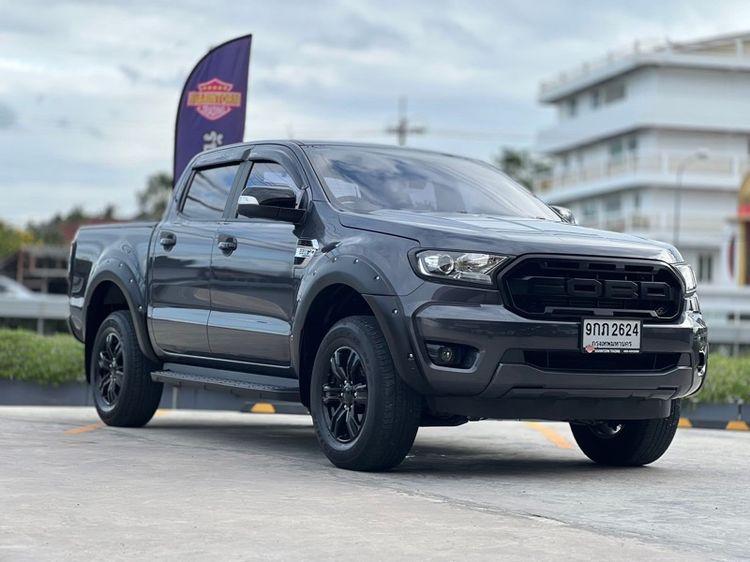 Ford Ranger 2022 2.2 Hi-Rider XLT Pickup ดีเซล ไม่ติดแก๊ส เกียร์อัตโนมัติ เทา