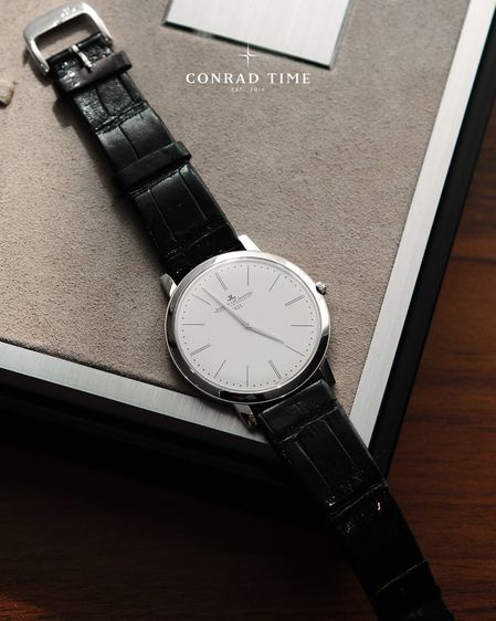 JLC. Master Ultra Thin Jubilee Q1296520 White Dial Black Alligator Leather 2014 39mm. Fullset  รูปที่ 2
