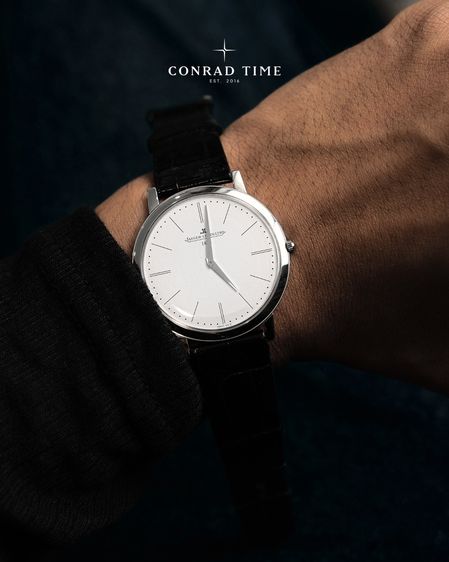 JLC. Master Ultra Thin Jubilee Q1296520 White Dial Black Alligator Leather 2014 39mm. Fullset  รูปที่ 5