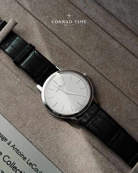 JLC. Master Ultra Thin Jubilee Q1296520 White Dial Black Alligator Leather 2014 39mm. Fullset  รูปที่ 4