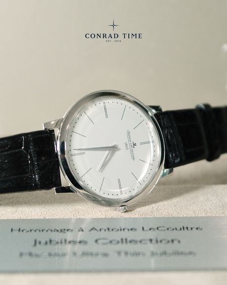 JLC. Master Ultra Thin Jubilee Q1296520 White Dial Black Alligator Leather 2014 39mm. Fullset  รูปที่ 9