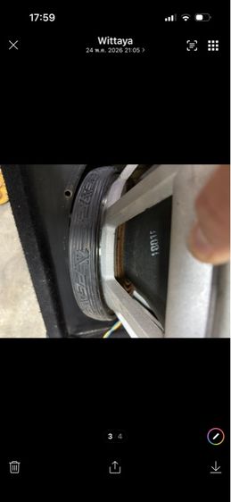  ลำโพง MONITOR 15 นิ้ว พีวี่ USA สภาพสวยเดิมๆ แหลมใหญ่เสียงแน่นอนครับมีใบเดียวครับรับเองนะครับหนักมากครับผม รูปที่ 11