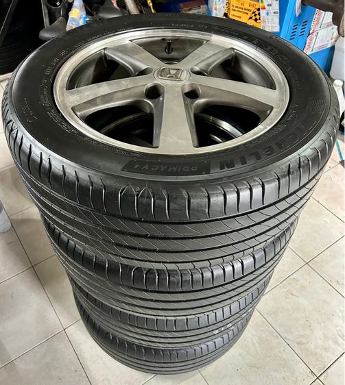 ล้อแม็กHONDA 16 5รู114 พร้อมยาง มิชลีน 215 55 16 รูปที่ 9