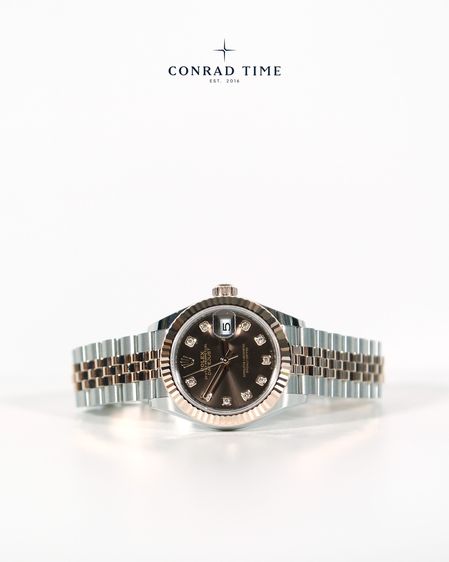 New Rolex Datejust 279171 Chocolate Diamond Dial Two-Tone Jubilee 2026 28mm. Fullset  รูปที่ 6