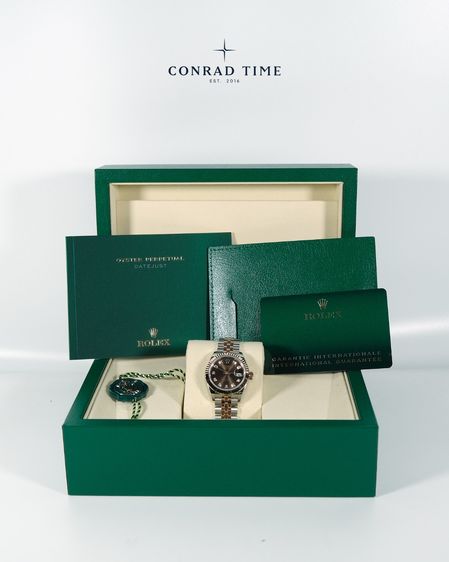 New Rolex Datejust 279171 Chocolate Diamond Dial Two-Tone Jubilee 2026 28mm. Fullset  รูปที่ 5