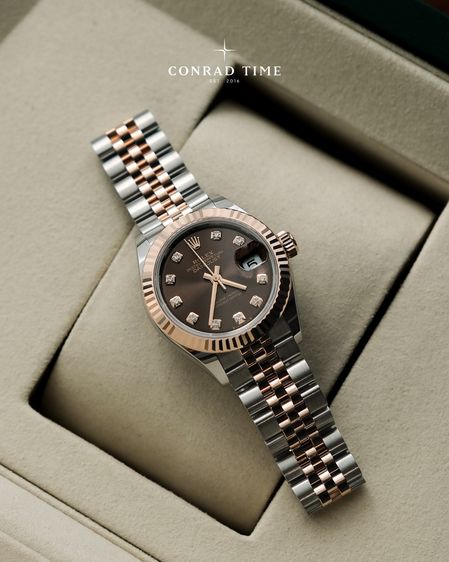New Rolex Datejust 279171 Chocolate Diamond Dial Two-Tone Jubilee 2026 28mm. Fullset  รูปที่ 2