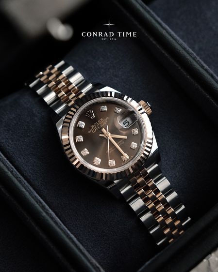 New Rolex Datejust 279171 Chocolate Diamond Dial Two-Tone Jubilee 2026 28mm. Fullset 
