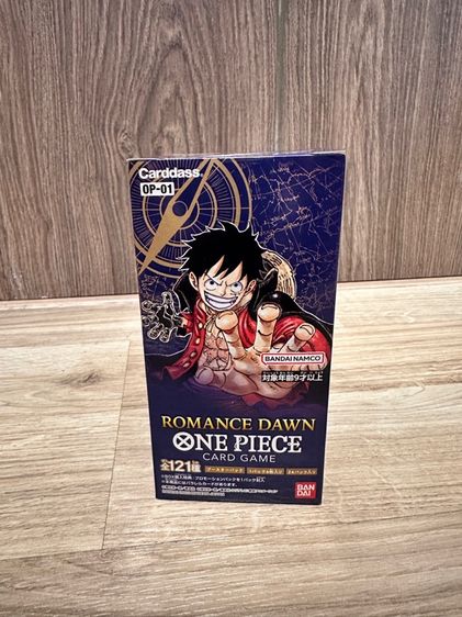 การ์ด one piece OP-01 1 box