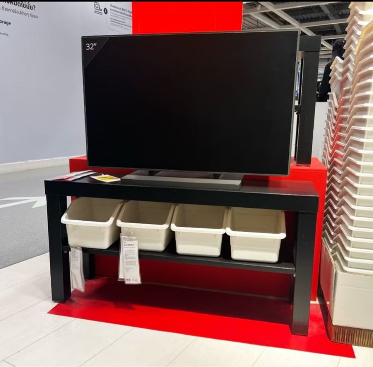โต๊ะวางทีวี ชั้นวางทีวี อิเกีย TV Stand LACK IKEA  รูปที่ 2
