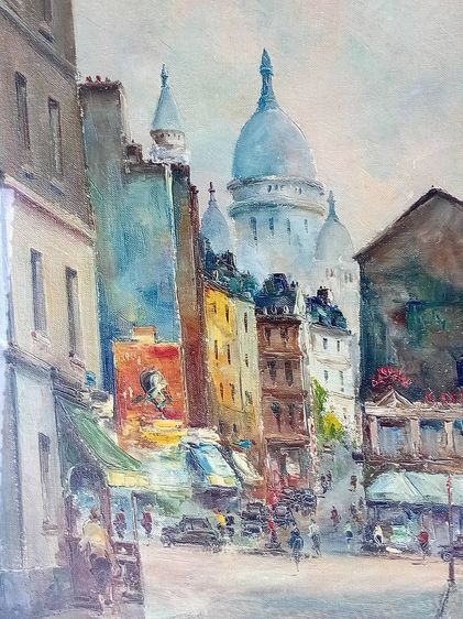 ภาพวาดสีน้ำมัน ยุค Mid-Century ผลงานของจิตรกรชาวฝรั่งเศส Julien Brosius (1917-2004)   รูปที่ 5