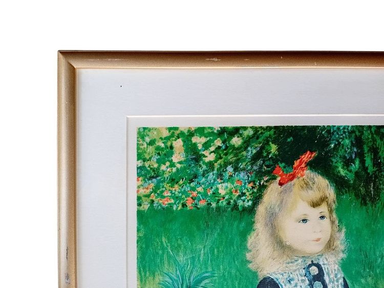 ภาพพิมพ์หินวิจิตรศิลป์จำกัดจำนวน Pierre-Auguste Renoir - A Girl with a Watering Can รูปที่ 14