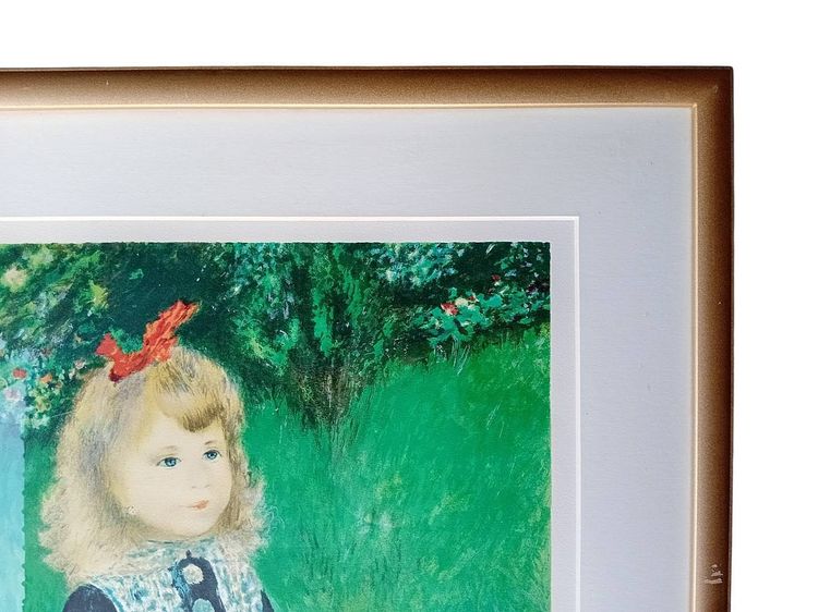 ภาพพิมพ์หินวิจิตรศิลป์จำกัดจำนวน Pierre-Auguste Renoir - A Girl with a Watering Can รูปที่ 16