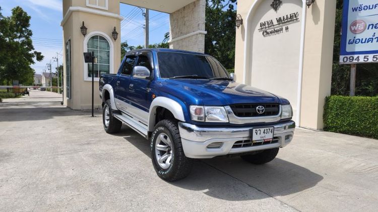 Toyota Hilux Tiger D4D 2002 รุ่นย่อยอื่นๆ Pickup ดีเซล เกียร์ธรรมดา น้ำเงิน รูปที่ 2
