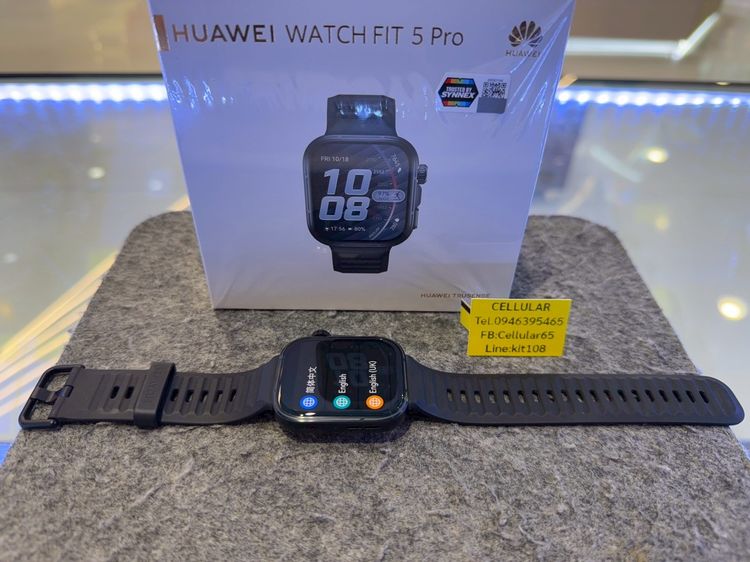Huawei Watch FIT 5 PRO สภาพสวยมาก ประกันศูนย์ไทยเกือบปี ครบกล่อง รูปที่ 2