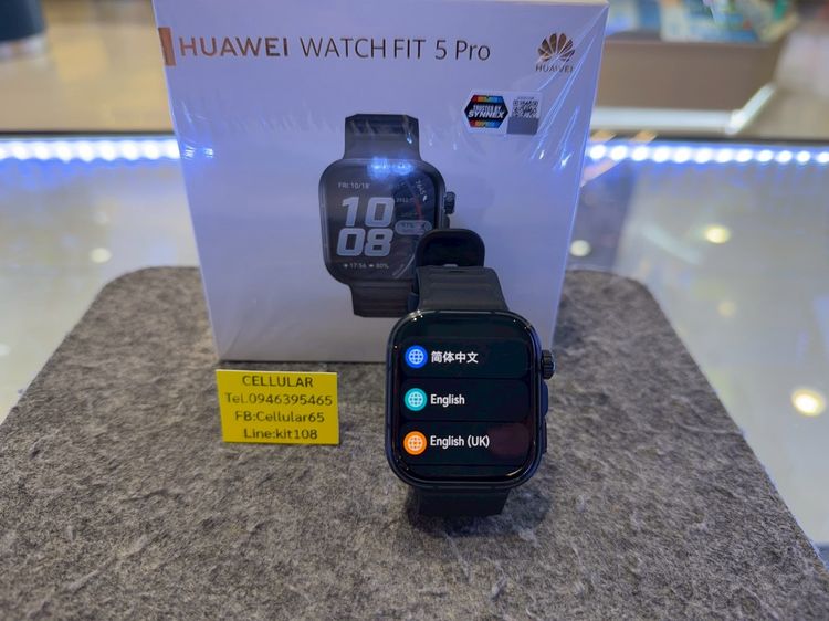 Huawei Watch FIT 5 PRO สภาพสวยมาก ประกันศูนย์ไทยเกือบปี ครบกล่อง