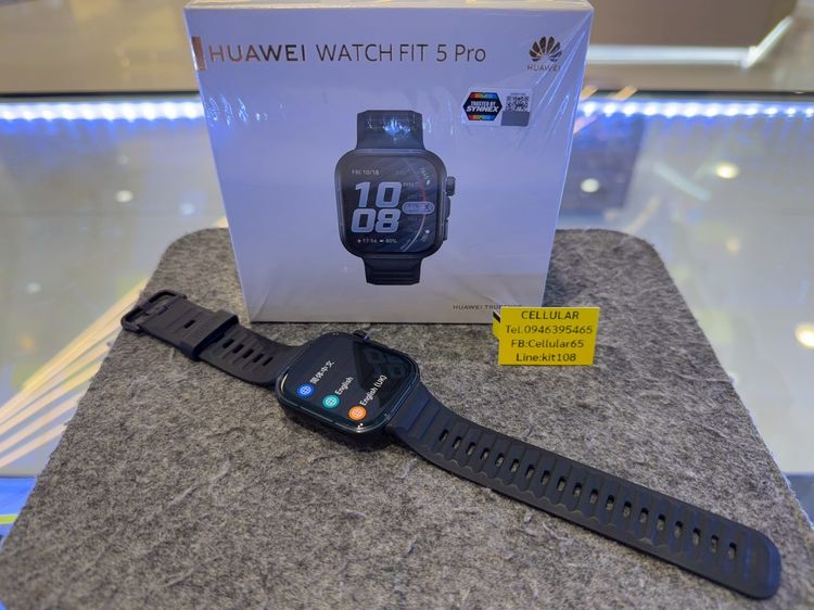 Huawei Watch FIT 5 PRO สภาพสวยมาก ประกันศูนย์ไทยเกือบปี ครบกล่อง รูปที่ 3