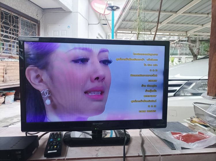 SHARP led tv 24 นิ้ว  ทำจอคอมได้ดูทีวีดิจิตอลได้ มีรีโมทให้ ขาย 590 บาท รูปที่ 8
