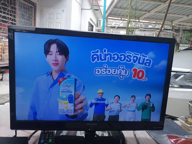SHARP led tv 24 นิ้ว  ทำจอคอมได้ดูทีวีดิจิตอลได้ มีรีโมทให้ ขาย 590 บาท รูปที่ 6