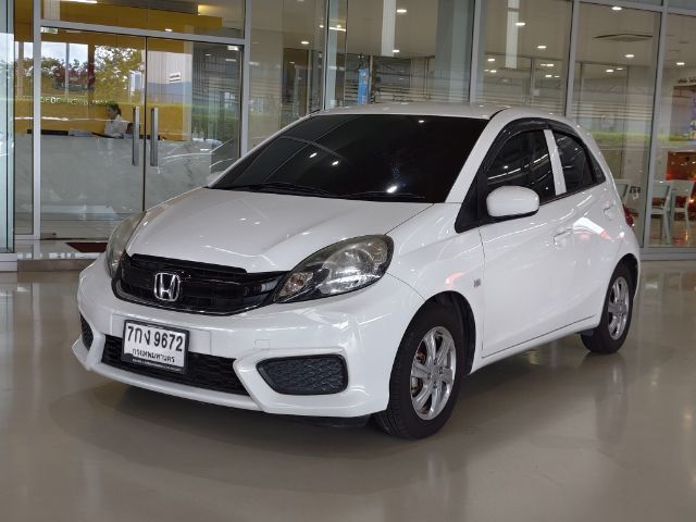 Honda Brio 2017 1.2 V Sedan เบนซิน ไม่ติดแก๊ส เกียร์อัตโนมัติ ขาว รูปที่ 3