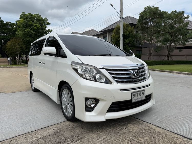 Toyota Alphard 2014 2.4 SC Utility-car เบนซิน ไม่ติดแก๊ส เกียร์อัตโนมัติ ขาว รูปที่ 2