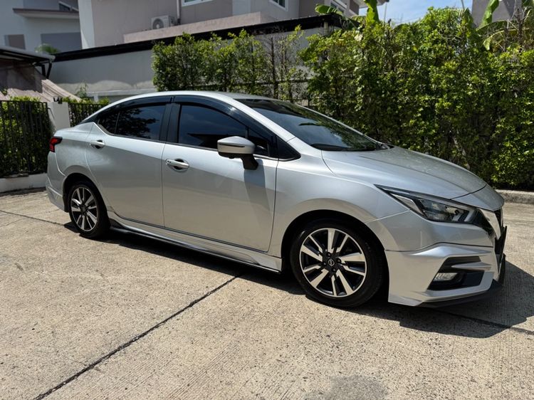 Nissan Almera 2020 1.0L Turbo VL CVT Sedan เบนซิน ไม่ติดแก๊ส เกียร์อัตโนมัติ บรอนซ์เงิน รูปที่ 4