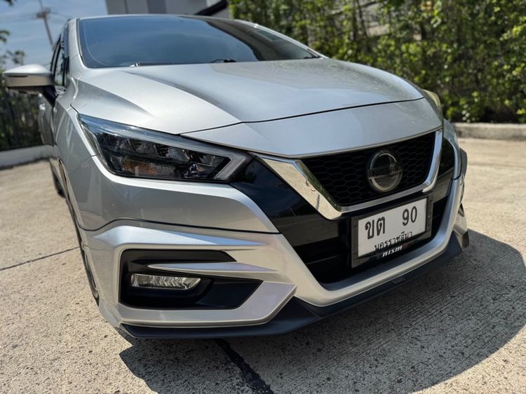 Nissan Almera 2020 1.0L Turbo VL CVT Sedan เบนซิน ไม่ติดแก๊ส เกียร์อัตโนมัติ บรอนซ์เงิน รูปที่ 2