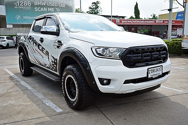 Ford Ranger 2018 2.2 Hi-Rider XLT Pickup ดีเซล ไม่ติดแก๊ส เกียร์อัตโนมัติ ขาว รูปที่ 3