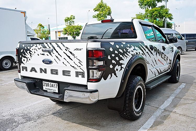 Ford Ranger 2018 2.2 Hi-Rider XLT Pickup ดีเซล ไม่ติดแก๊ส เกียร์อัตโนมัติ ขาว รูปที่ 4