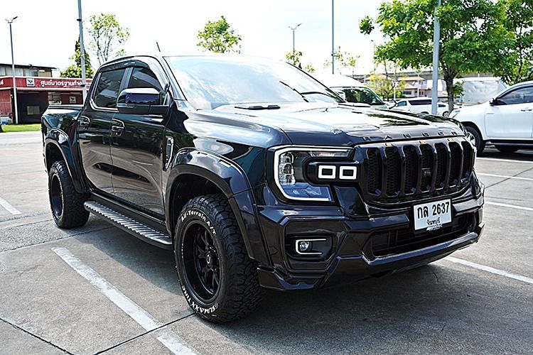 Ford Ranger 2024 2.0 Hi-Rider XLS Pickup ดีเซล ไม่ติดแก๊ส เกียร์อัตโนมัติ ดำ รูปที่ 3