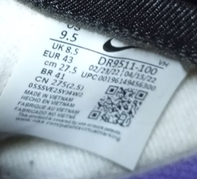 ดำ UK 9 | EU 43 1/3 | US 9.5 Nike ขายไนกี้ Dunk Low Retro Se Panda