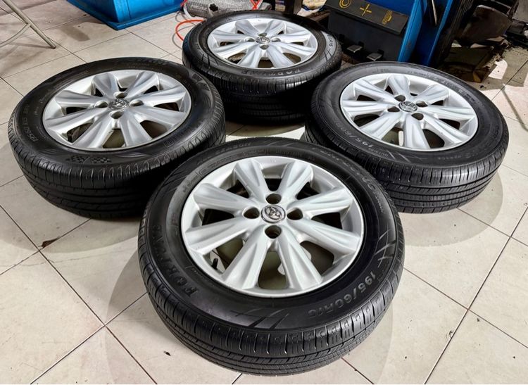 TOYOTA 15 4รู100 พร้อมยาง195 60 15  รูปที่ 2