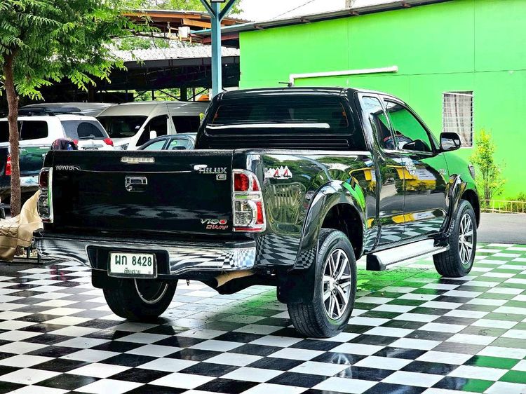 Toyota Hilux Vigo Champ 2014 Smart Cab 2.5 E VNT 4WD Pickup ดีเซล ไม่ติดแก๊ส เกียร์ธรรมดา ดำ รูปที่ 4