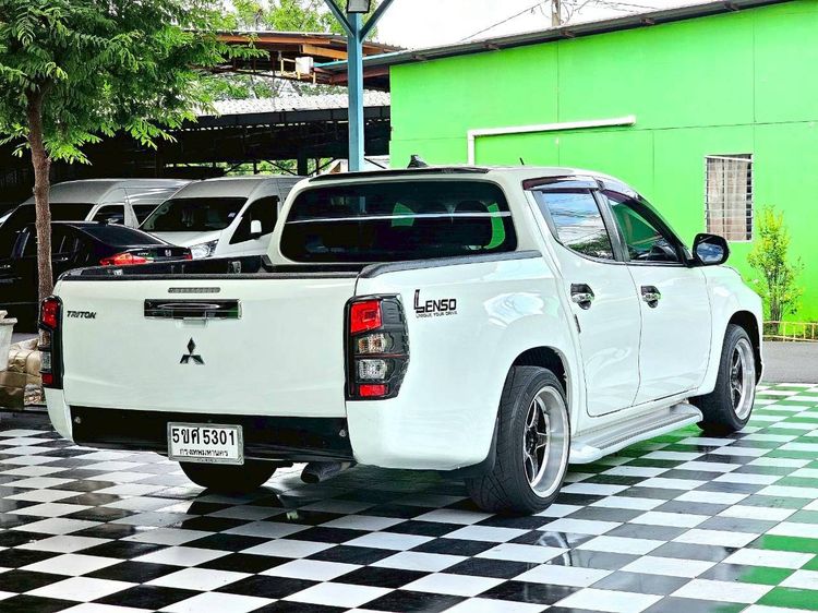 Mitsubishi Triton 2020 All New Double Cab 2.5 GLX Pickup ดีเซล ไม่ติดแก๊ส เกียร์ธรรมดา ขาว รูปที่ 4